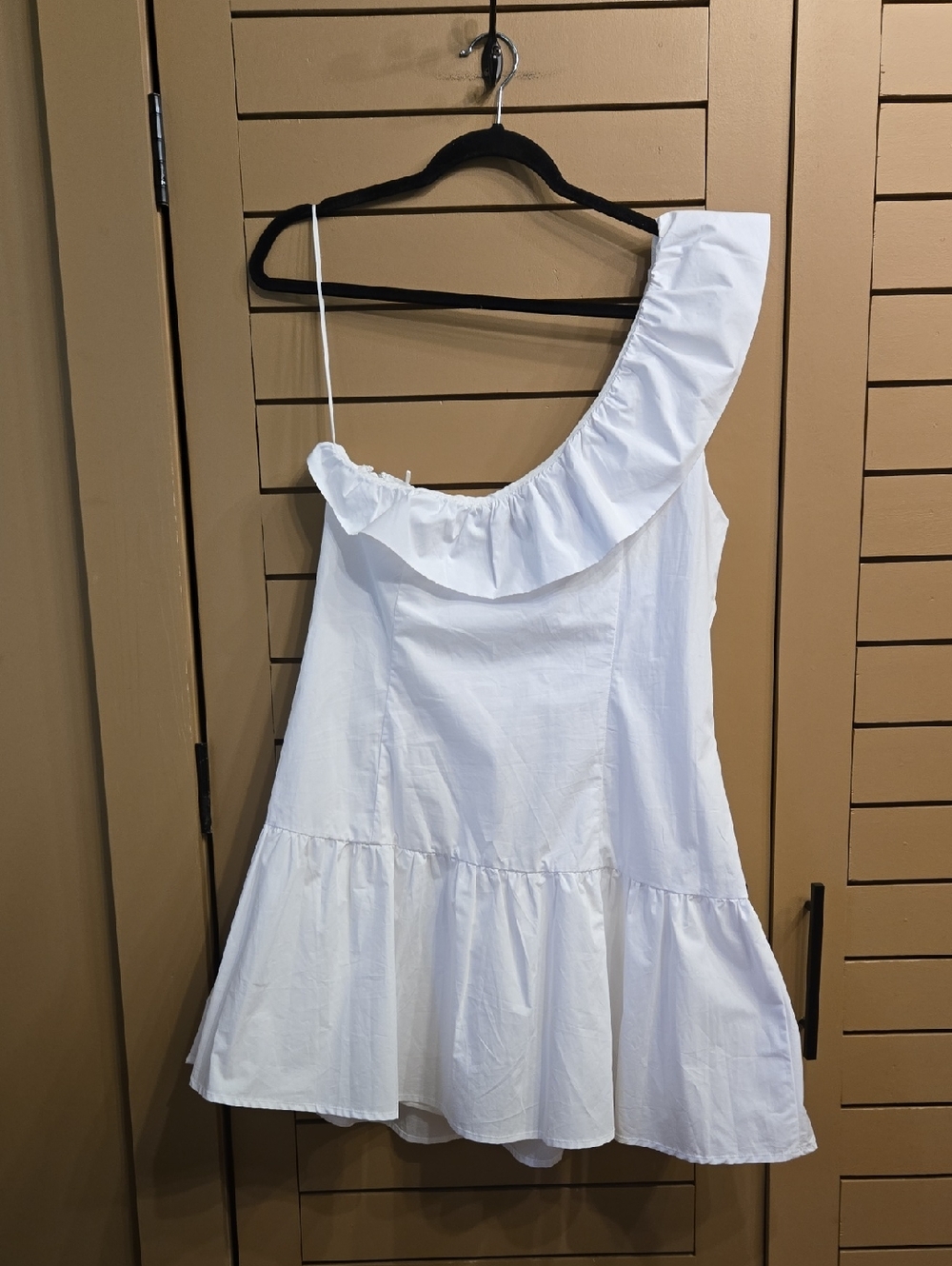 Astr The Label One Shoulder Ruffle Mini Dress Size XL - Picture 9 of 9